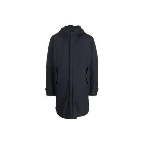 KITON Синий Мужской Пальто