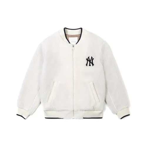 MLB Нью-Йорк Янкис Слоновая кость Унисекс Бархатные куртки