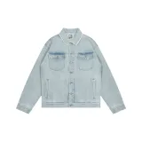 Washed Blue American Denim Jacket  
Вымытый синий американский джинсовый куртка