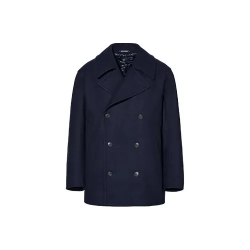 UNIQLO Темно-синий мужской пальто