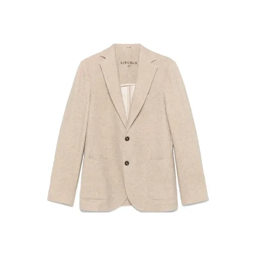 Circolo 1901 Бизнес-костюм Мужской Бежевый