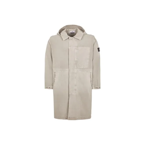 Stone Island Серый Мужской Пальто
