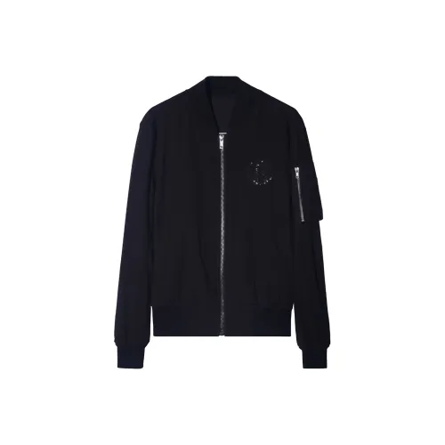 TCH Черный с серебристым логотипом Унисекс Куртки