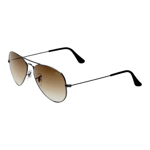 RayBan Металлические Aviator Солнцезащитные очки Унисекс Черные