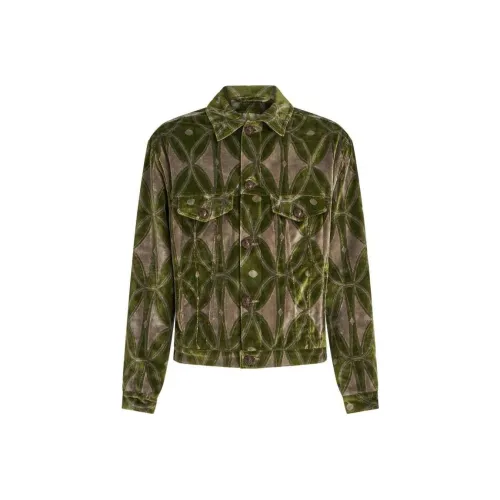 ETRO Зеленый Мужской Куртки