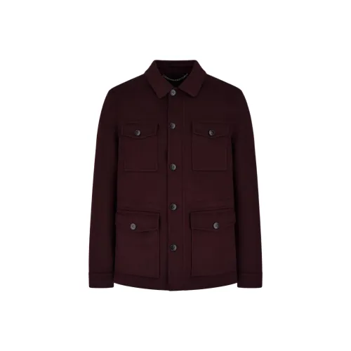 Canali Мужские бургундские куртки