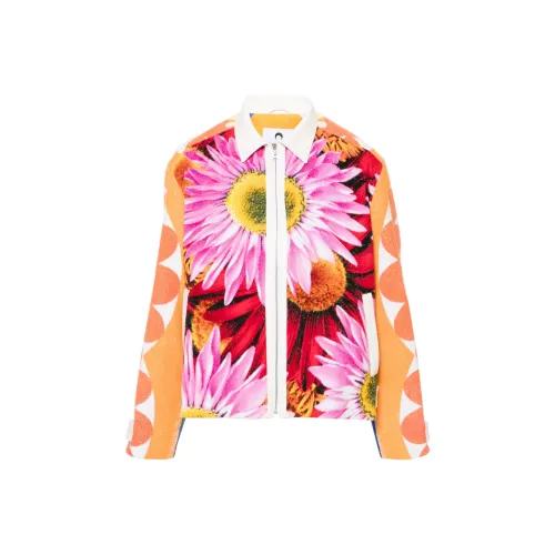 Marine Serre FW24 Куртки и Пальто Мужской Розовый