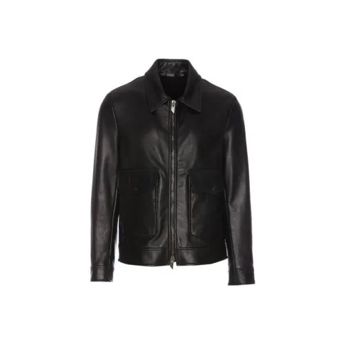 SALVATORE SANTORO Черные Мужские Куртки