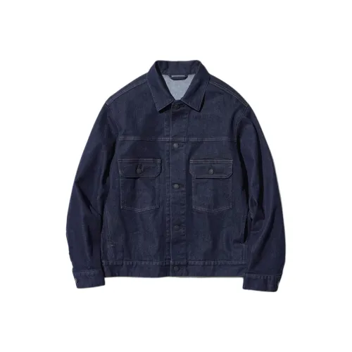 UNIQLO Denim Jacket Men's Dark Blue