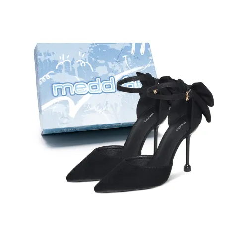 Medd Узкий каблук Высокие каблуки 7CM 9CM Женские Черный