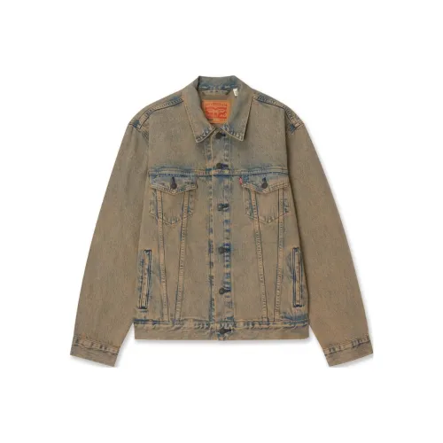 Levi's Denim Jacket Men's Vintage Denim Fabric Levi's Деним Куртка Мужская Винтажная Джинсовая Ткань