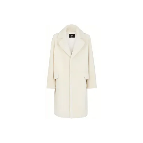 FENDI Белое Мужское Пальто