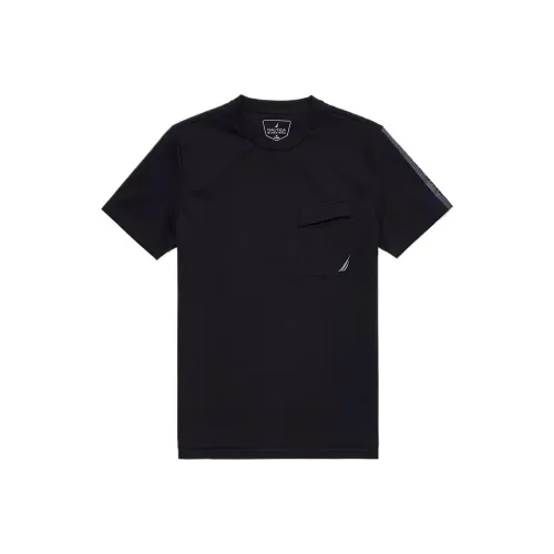 NAUTICA Мужские черные T-рубашки