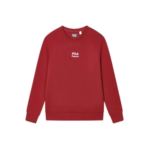 FILA ORIGINALEBIELLA Толстовка Мужская Розовый Бургунди