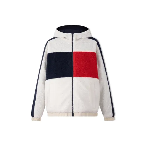 Tommy Hilfiger Красный & Белый & Синий Многоцветный/Темно-синий & YBH Мужские Бархатные Куртки