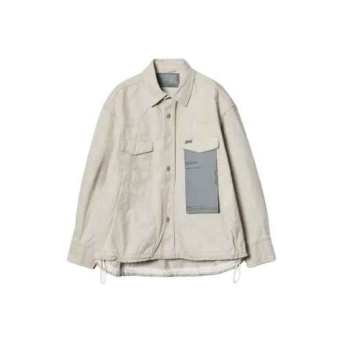 PUBLIC TOKYO x SHIOTA FW24 Куртки и пальто Мужской Айвори