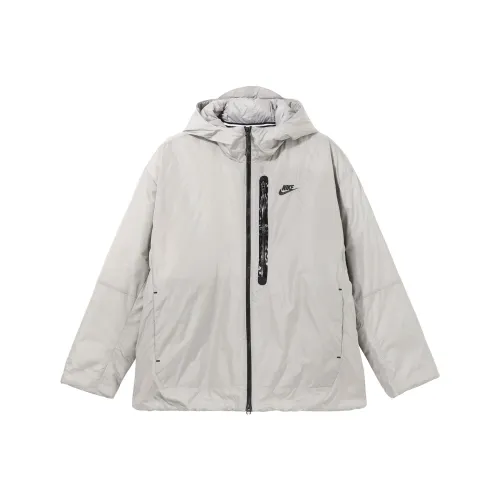 Nike Серый Мужской Пуховик