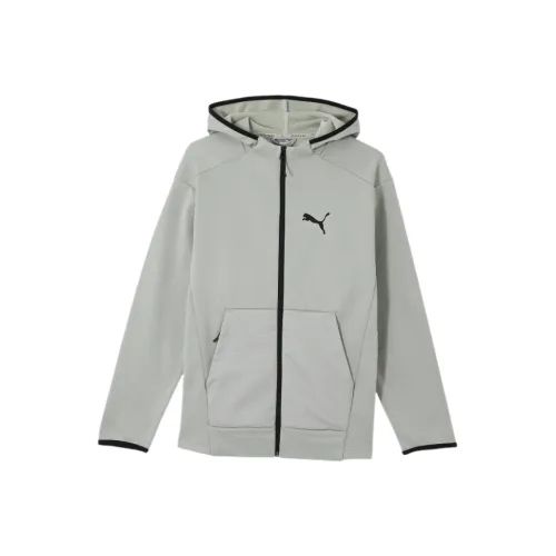 PUMA Мраморный Серый Мужские Куртки