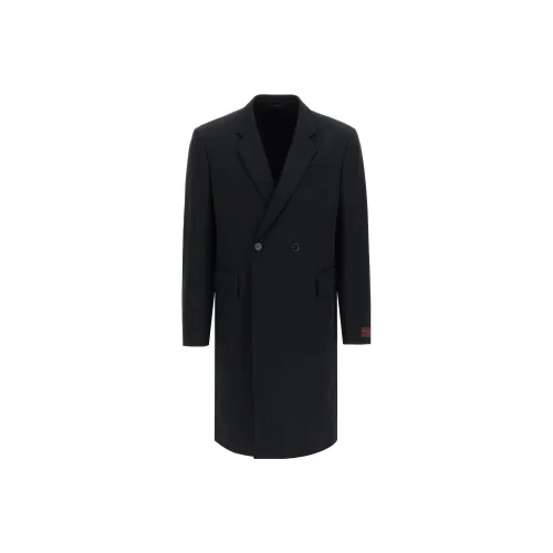 RAF SIMONS Черное Мужское Пальто