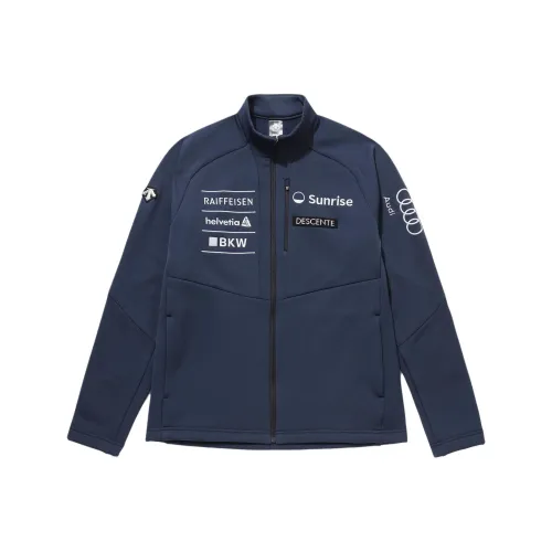 DESCENTE SWISS SKI Куртки Пальто Унисекс Черный