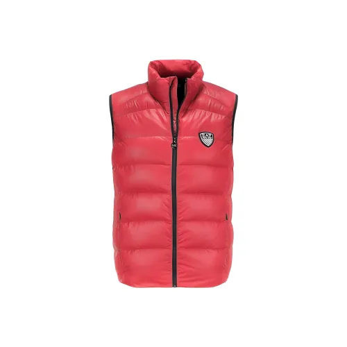 EMPORIO ARMANI EA7 Красный Мужской Пуховый жилет