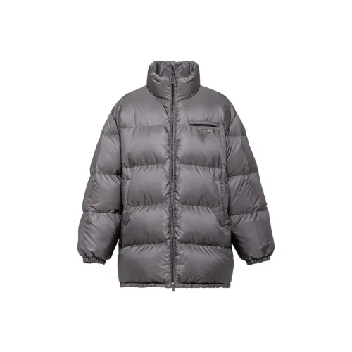 PRADA FW23 Куртки и Пальто Мужской Серый
