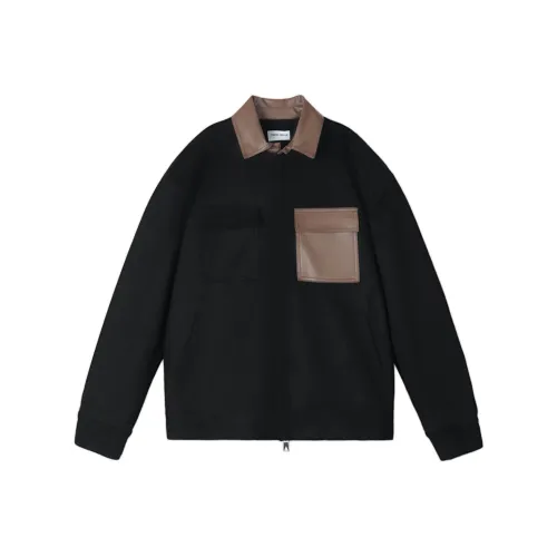 WILD LEADER Куртки Пальто Унисекс Ночной Черный