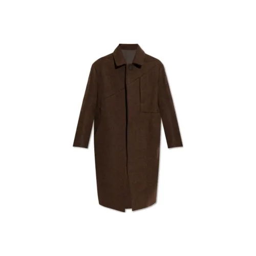 RICK OWENS Коричневое Мужское Пальто