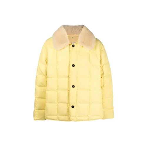 JIL SANDER FW22 Умеренный пуховик мужской желтый