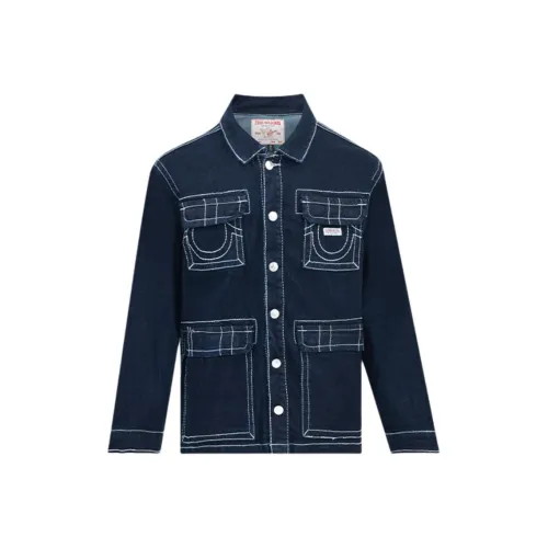 TRUE RELIGION FW24 Denim Jacket Men's Blue