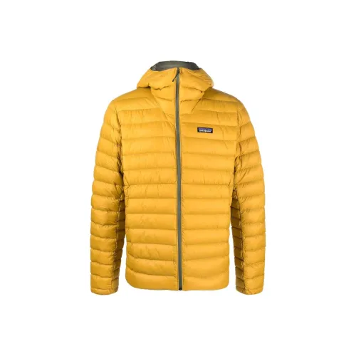 Patagonia Желтый Мужской Пуховик