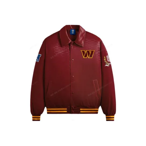 Kith X NFL FW23 Co Branded SERIES Темно-красные унисекс куртки
