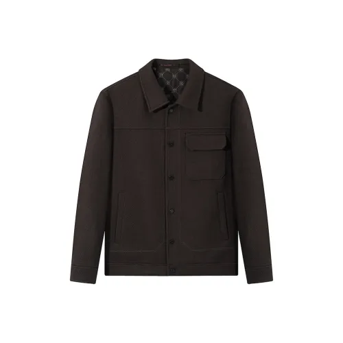 Seven Куртки Пальто Мужской Шоколад