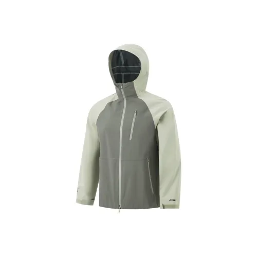 Подкладка водонепроницаемая ветрозащитная и защита от дождя твердая оболочка ветровка унисекс цвет дымчатый зеленый