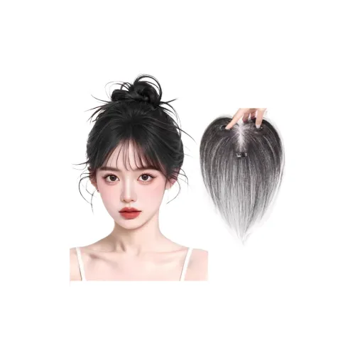 MUNINGFEI Аутентичный Светлый И Тонкий Французский Bangs Парики Естественный И Бесшовный