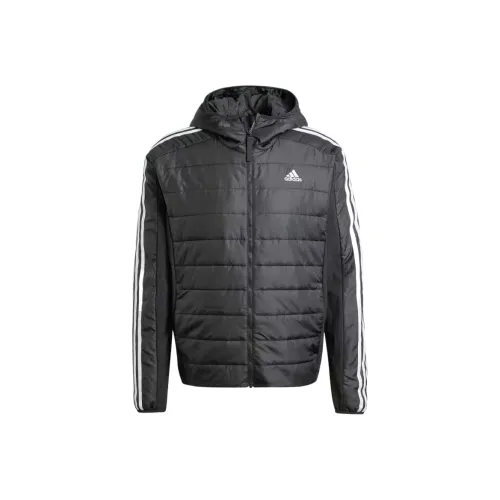 Adidas Essentials 3 Stripes Куртки и Пальто Мужской Черный