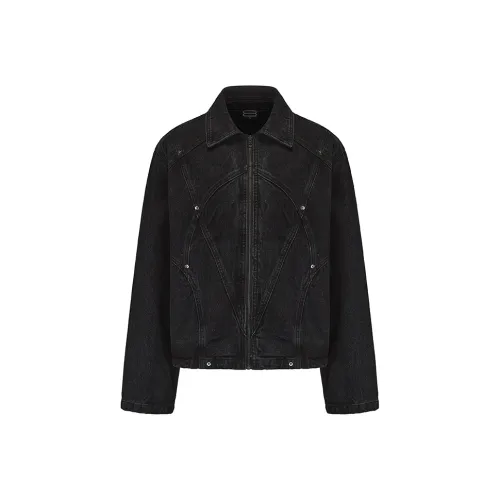 BLACK8MOB AW24 Куртки и Пальто Унисекс Черный