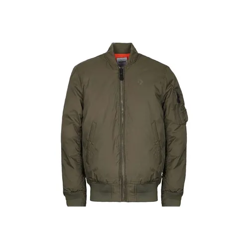 Конверс Куртки Пальто Мужской Оливково-зеленый