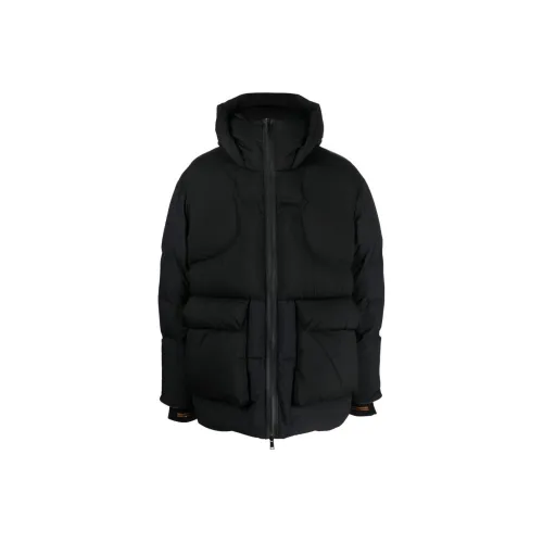 Ermenegildo Zegna Черный Мужской Пуховик