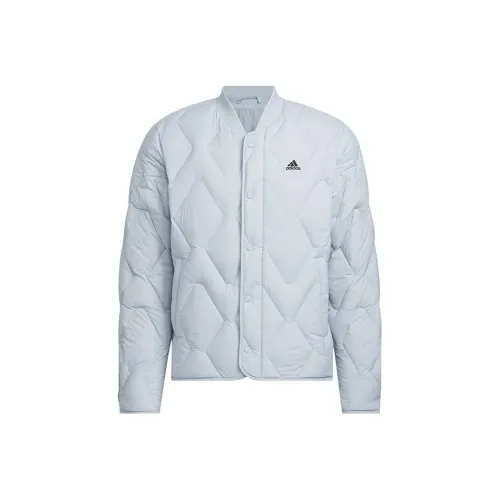 Adidas Light Gray Men's Down Jackets Adidas Светло-серый Мужской Пуховики