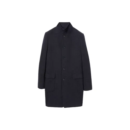 Loro Piana Черное Мужское Пальто