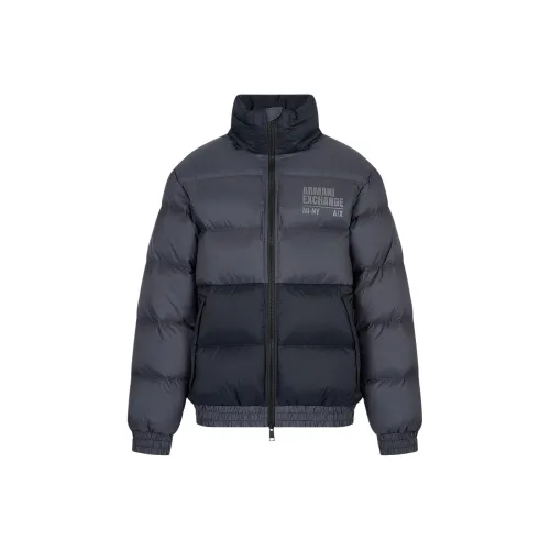 ARMANI EXCHANGEAE FW22 Пуховик Мужской Серый Синий