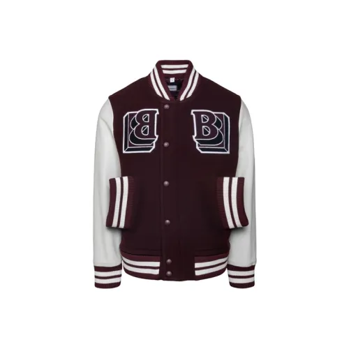 Burberry Бейсбольная куртка Унисекс Бордовый