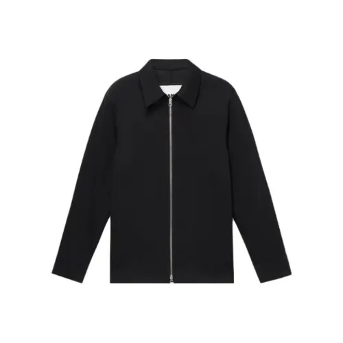 JIL SANDER Мужские черные куртки