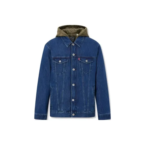 Levis Blue Men's Jackets Левис Синий Мужские Куртки