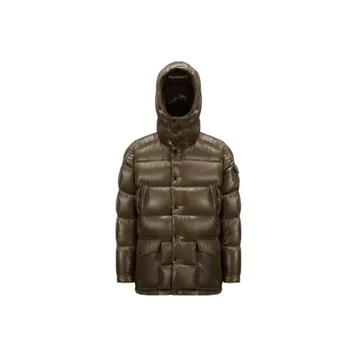 Moncler Chiablese Series FW22 Пуховик Мужской Зеленый