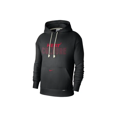 Nike x NBA Dri-Fit Miami Термальный FW24 Стандартный Выпуск Городской Edition Свитшот Мужской Черный