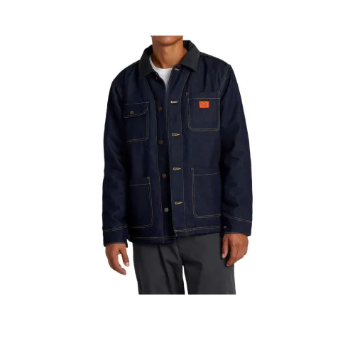 RVCA FW24 Denim Jacket Men's Blue