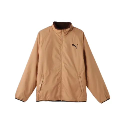 PUMA FW AW24 Velvet Feel Куртка Мужская Пустынный Желтый Коричневый