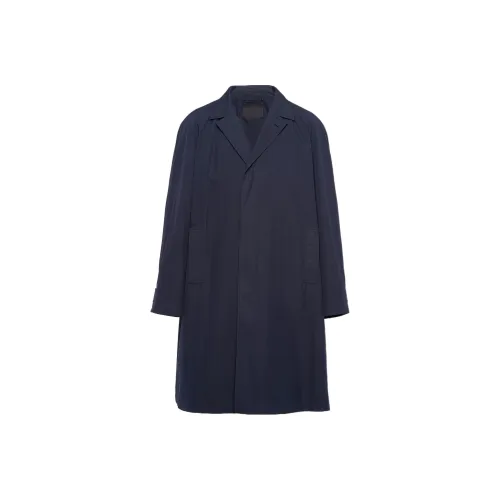 PRADA Синий Мужской Пальто